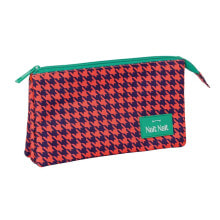 SAFTA Nait Nait Pata De Gallo Triple pencil case