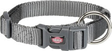 Trixie Collar Premium graphite. S – M 30–45 cm / 15 mm
