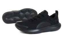 Мужская спортивная обувь для бега мужские кроссовки спортивные для бега черные текстильные низкие Under Armour 3023639-003