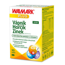 Магний Walmark  Calcium Magnesium Zinc Комплекс с кальцием магнием и цинком 90 таблеток