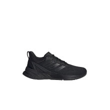 Мужская спортивная обувь для бега Мужские кроссовки спортивные для бега черные текстильные низкие Adidas Response 20