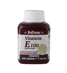 Витамин Е MedPharma Витамин Е 100 мг 100+7 таблеток