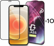 9H Glass SZKŁO HARTOWANE PREMIUM 9D HD+ IPHONE 14 MAX 10SZT CZARNY