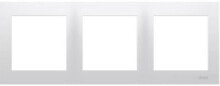 Умные розетки, выключатели и рамки Kontakt-Simon Triple universal frame SIMON54 white - DR3 / 11
