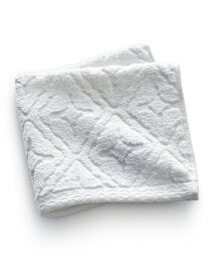 Hotel Collection micro Cotton Sculpted Tonal Tile Washcloth, 13