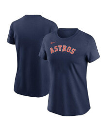 Nike women's Navy Houston Astros Wordmark T-shirt