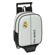 SAFTA Real Madrid First Kit 24/25 With Wheels mini backpack