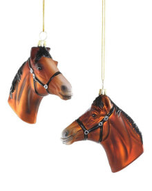 Cody Foster & Co. Horse 2 Assorted Ornaments Multicolor