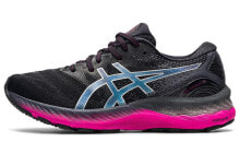 Asics GEL-Nimbus 23 低帮 跑步鞋 女款 灰黑蓝 / Кроссовки Asics GEL-Nimbus 23 1012A885-004