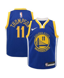 Nike toddler Boys and Girls Klay Thompson Royal Golden State Warriors Swingman Player Jersey - Icon Edition