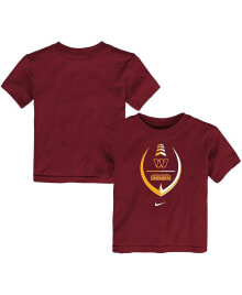 Nike toddler Boys and Girls Burgundy Washington Commanders Football Wordmark T-shirt