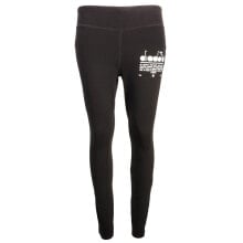 Купить женские брюки Diadora: Diadora Manifesto Logo Leggings Womens Black Athletic Casual 179484-80013