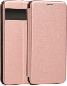 Beline Beline Etui Book Magnetic Google Pixel 7 różowo-złoty/rose gold