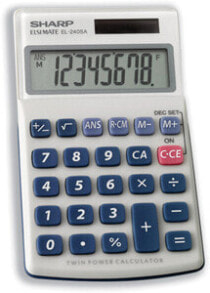 Sharp EL-240SA калькулятор Карман Базовый Синий, Серый SH-EL240SAB