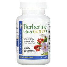 Фрукты и ягоды Whitaker Nutrition, Berberine GlucoGOLD+, 90 Tablets