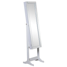 Free standing mirror Alexandra House Living White 46 x 36 x 158 cm Rectangular