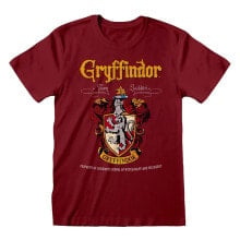 Купить мужские спортивные футболки и майки HEROES: HEROES Official Harry Potter Gryffindor Red Crest short sleeve T-shirt