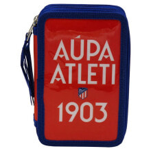 ATLETICO DE MADRID Filled Triple Pencil Case