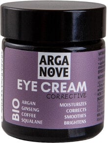 Feuchtigkeitsspendende und korrigierende Augencreme mit Arganöl, Kaffee und Ginseng - Arganove Eye Cream Corrective