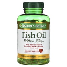 Рыбий жир и Омега 3, 6, 9 Nature's Bounty, рыбий жир, 1000 мг, 145 мягких таблеток быстрого высвобождения