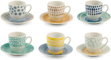 Sets of cups and saucers