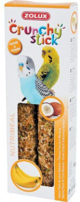 Корма и витамины для птиц Zolux Crunchy Stick papuga mała orzech kokosowy/banan 85 g