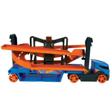Купить детские треки и авторалли для мальчиков Hot Wheels: Mattel Hot Wheels Lift & Launch Hauler - Black,Blue,Orange - Vehicle set - 3 yr(s) - Boy - 6 wheel(s) - 1 pc(s)