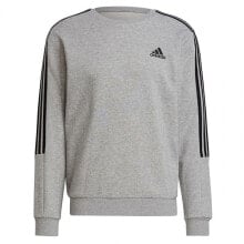 Мужской свитшот спортивный серый adidas Essentials Sweatshirt M GK9580
