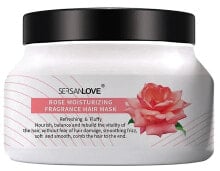 Feuchtigkeitsspendende Haarmaske - Sersanlove Hair Film Rose Moisturizing Fragrance Mask