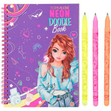 DEPESCHE Topmodel Doodle Book Neon Color Set