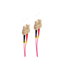 Кабели и разъемы для аудио- и видеотехники shiverpeaks BS77917/4 волоконно-оптический кабель 3 m SC OM4 Фиолетовый