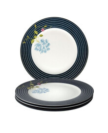Laura Ashley heritage Collectables Midnight Candy Plates in Gift Box, Set of 4