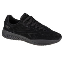 Мужская спортивная обувь для бега мужские кроссовки спортивные для бега черные текстильные низкие  4F Mens Casual M D4L21-OBML204 20S