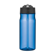 Термосы и термокружки Бутылка  Thermos  Sport Hydration с трубочкой - голубой 530 мл