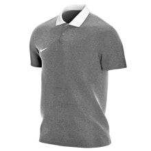 Мужские спортивные поло Мужская футболка-поло спортивная серая с логотипом Nike Park 20 M CW6933 071