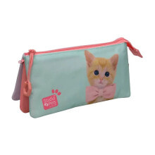 STUDIO PETS Cat Triple Pencil Case