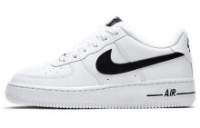 Nike Air Force 1 Low 小权志龙 低帮 板鞋 GS 白黑 / Кроссовки Nike Air Force 1 Low GS CT7724-100