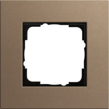 Умные розетки, выключатели и рамки Рамка 1 пост Gira ESPRIT 0211221 светло-коричневая