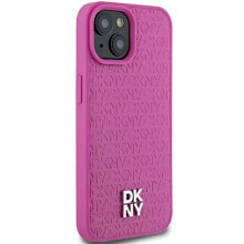 DKNY Dkhmp15SpshrpSP iPhone 151413 6.1 Leather Pattern phone case