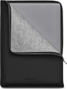 Купить сумки для ноутбуков WOOLNUT: Torba Woolnut WOOLNUT Coated Folio Black | MacBook Pro 14"