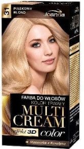 Joanna Multi Cream Color No.31  Стойкая краска для волос, оттенок  песочный блонд