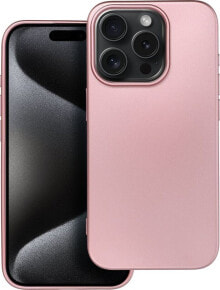 OEM Futerał METALLIC do IPHONE 15 Pro różowy