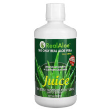Алоэ вера Real Aloe Inc., Aloe Vera Juice, 32 fl oz (960 ml)