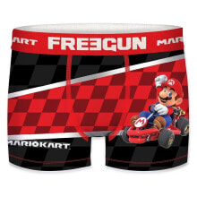 FREEGUN Mario Bros Kart Mario T816 boxers