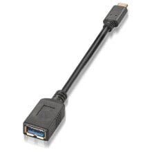 AISENS OTG USB A Female To USB C 3.1 Male USB Cable