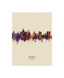 Trademark Global michael Tompsett Galway Ireland Skyline Portrait III Canvas Art - 19.5