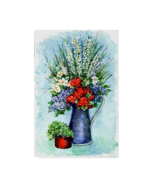 Trademark Global sher Sester 'Patriotic Flowers Sketch' Canvas Art - 19