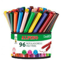 Set of Felt Tip Pens Alpino ClassBOX Multicolour 96 Pieces