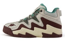 Kappa 高帮 复古篮球鞋 男女同款 灰色 / Кроссовки Kappa Vintage Basketball Shoes K0AZ5CC72D-106