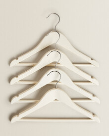 Oyster white wooden children’s hanger (pack of 4)